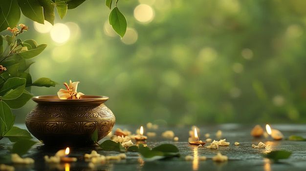 Lush green leaves representing nature and purity